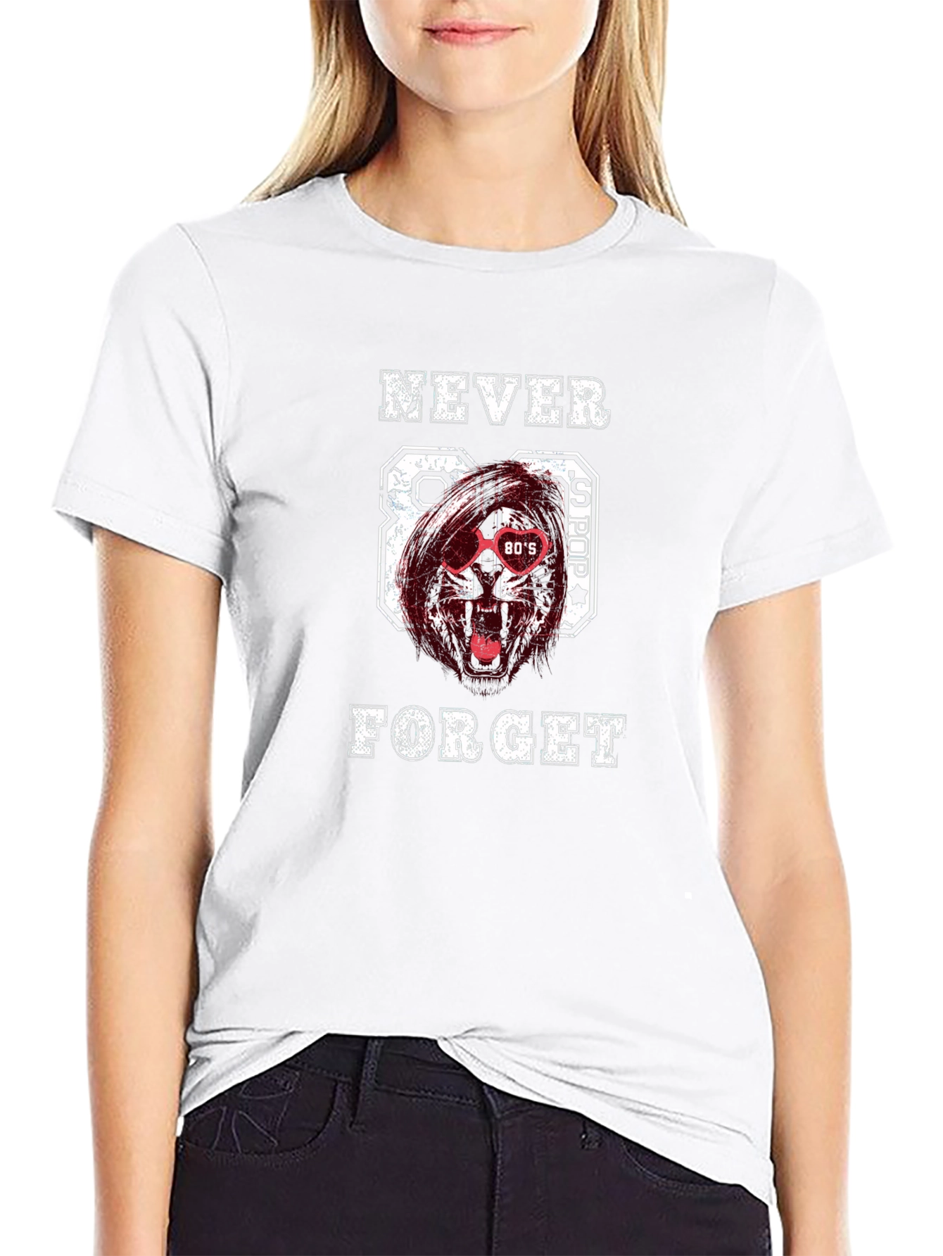 Never Forget 80s Pop Graphic T-Shirt