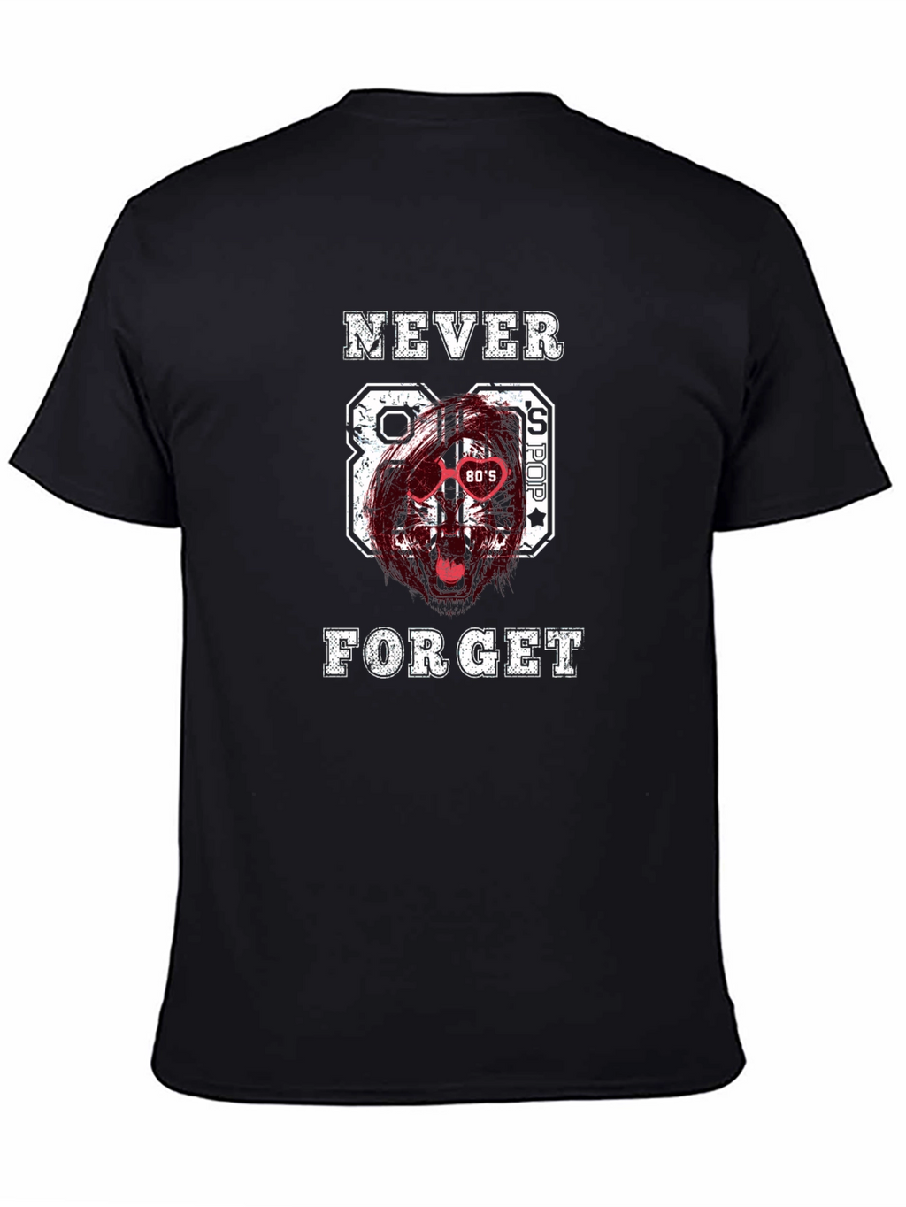 Never Forget 80s Pop Graphic T-Shirt