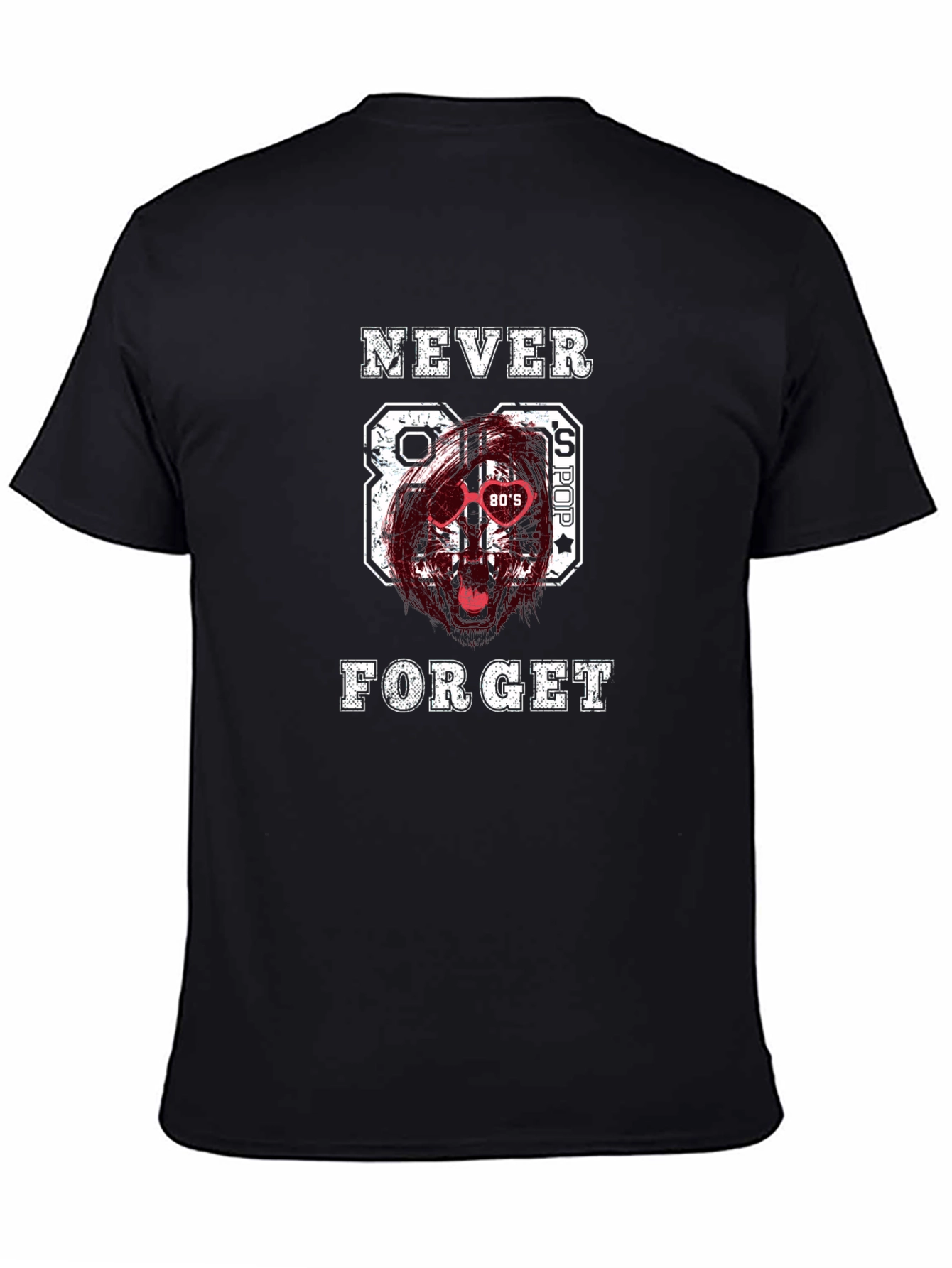 Never Forget 80s Pop Graphic T-Shirt