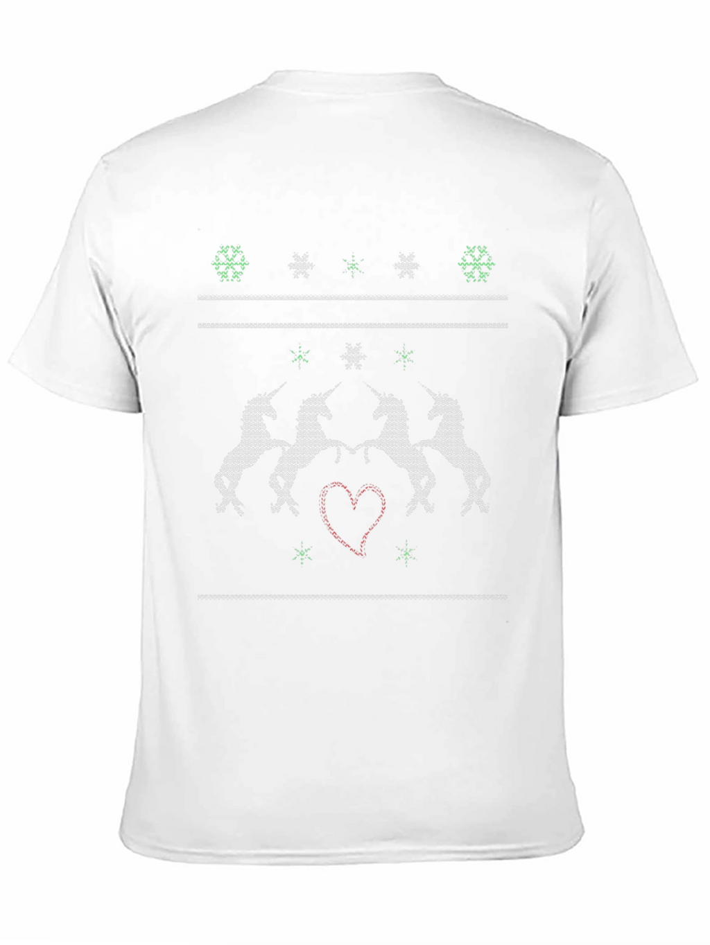 Unicorn Knit Christmas T-Shirt