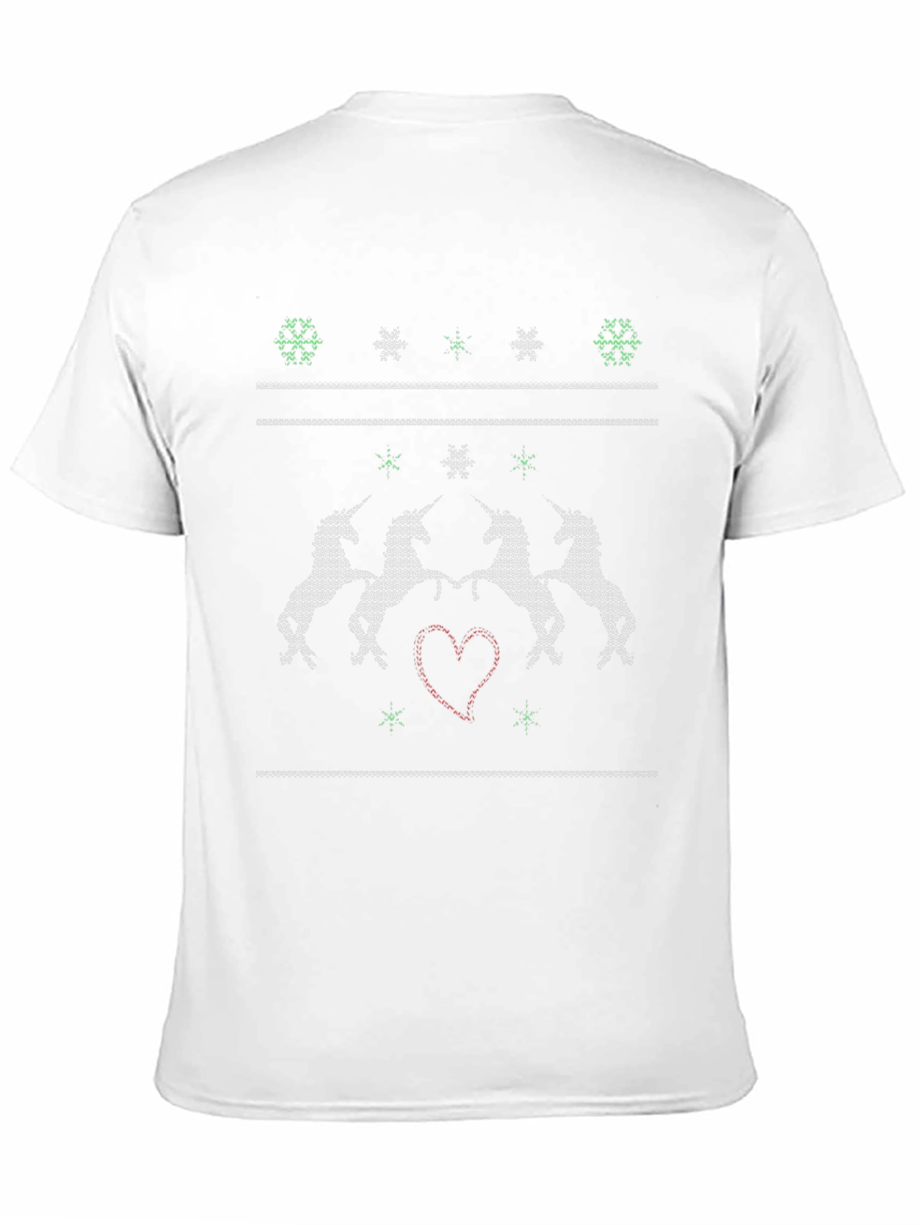 Unicorn Knit Christmas T-Shirt