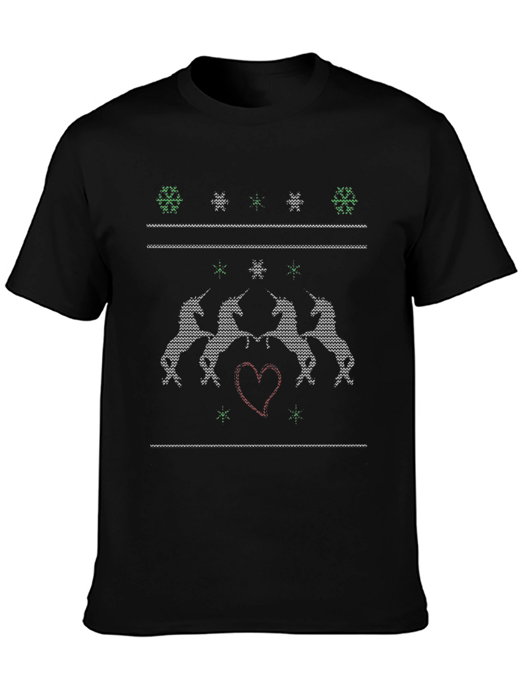 Unicorn Knit Christmas T-Shirt