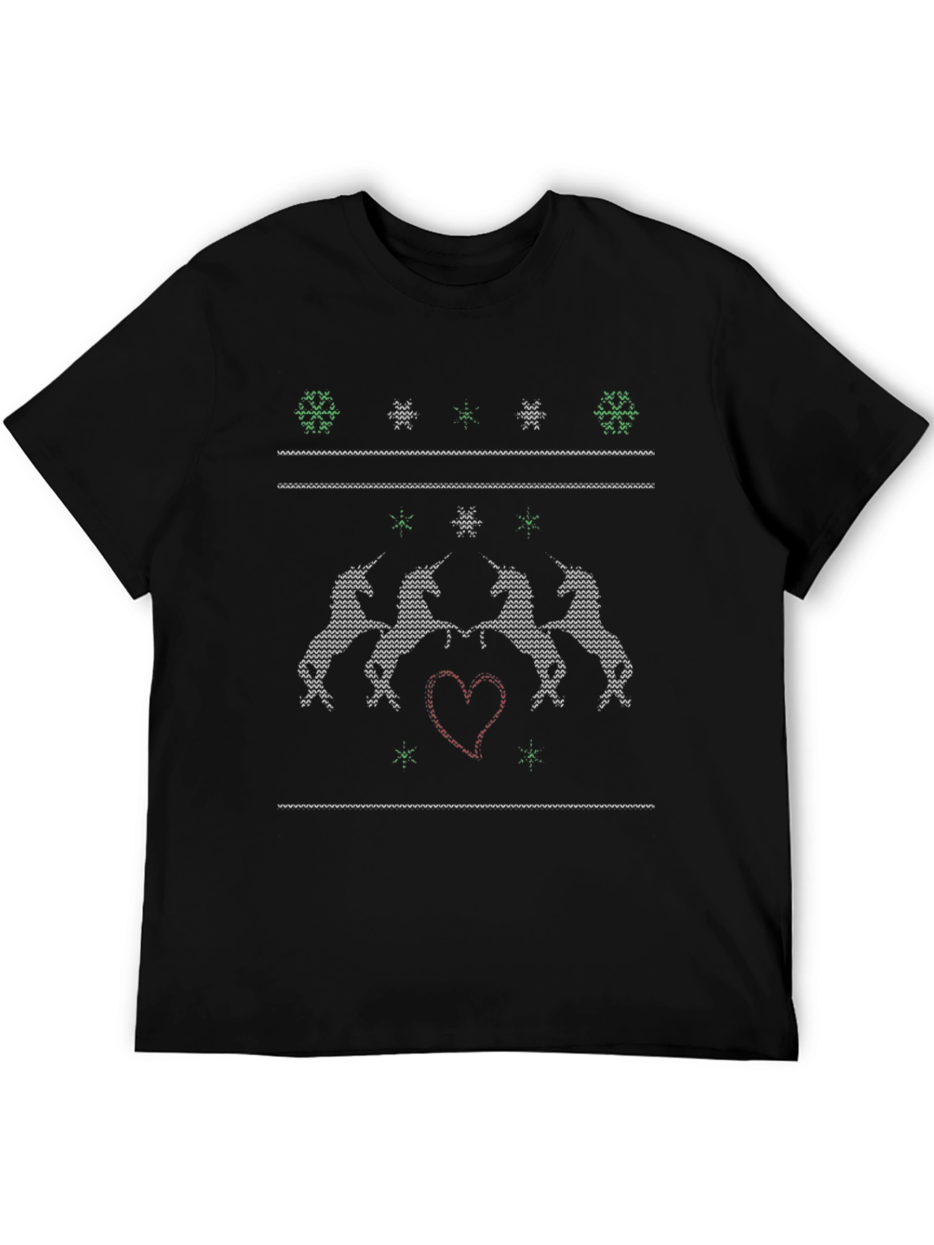 Unicorn Knit Christmas T-Shirt