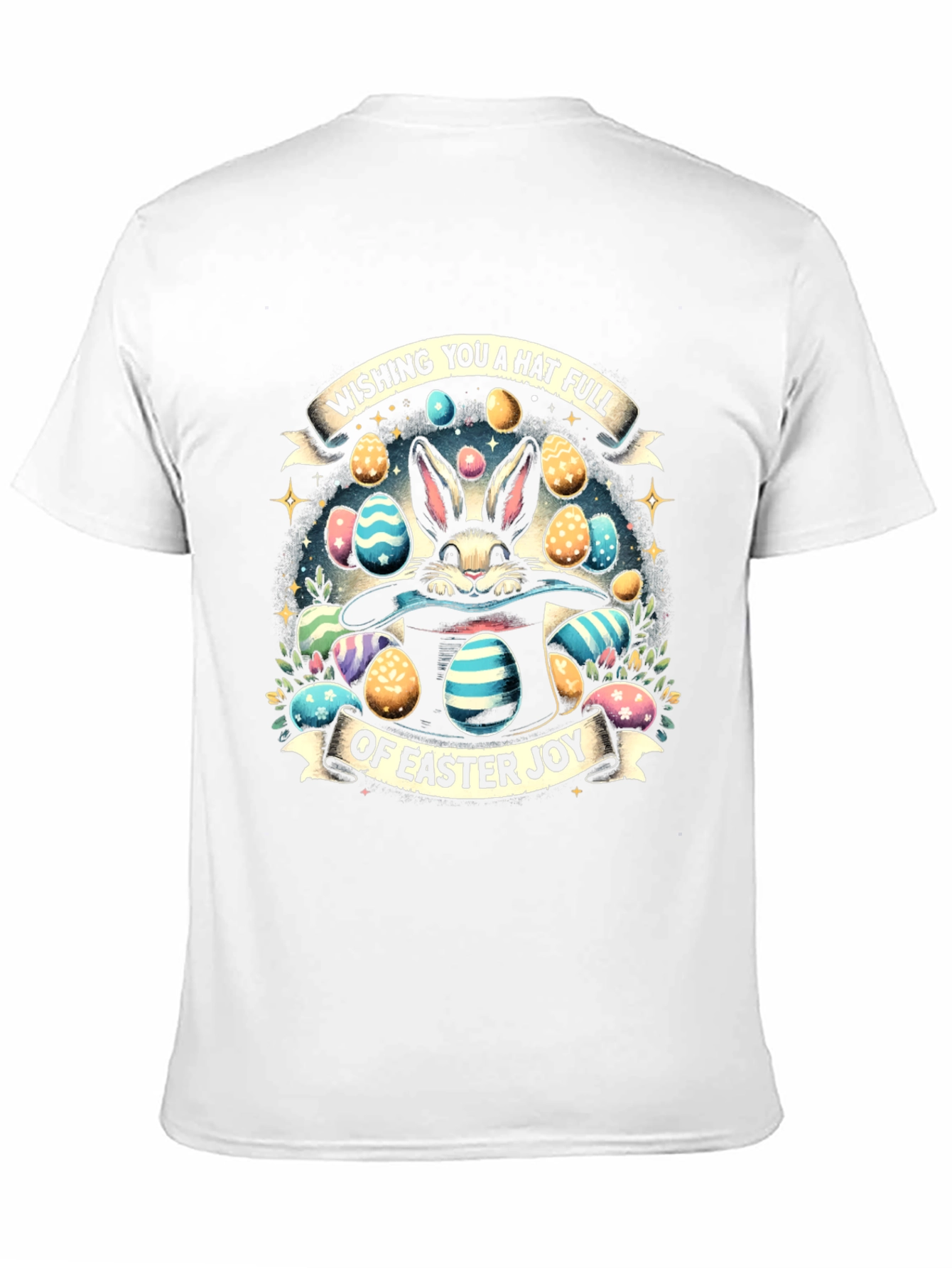 Easter Bunny Hat Full of Joy T-Shirt