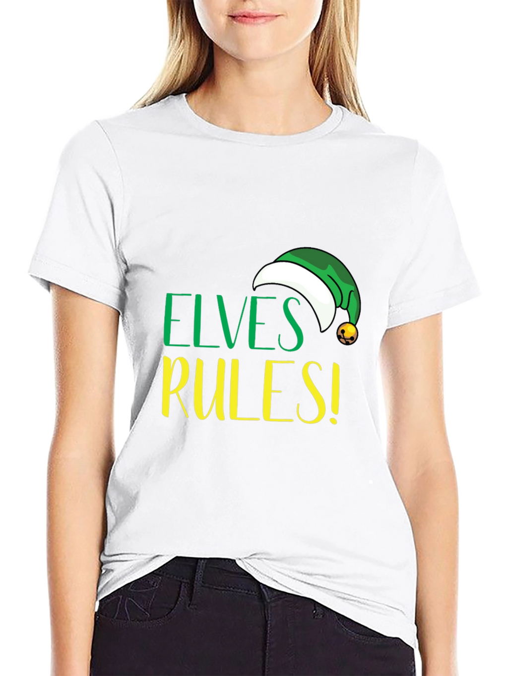 Elves Rules! Holiday Graphic Tee