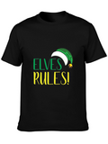 Elves Rules! Holiday Graphic Tee