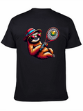 Tennis Sloth Graphic Tee - Cool & Casual!
