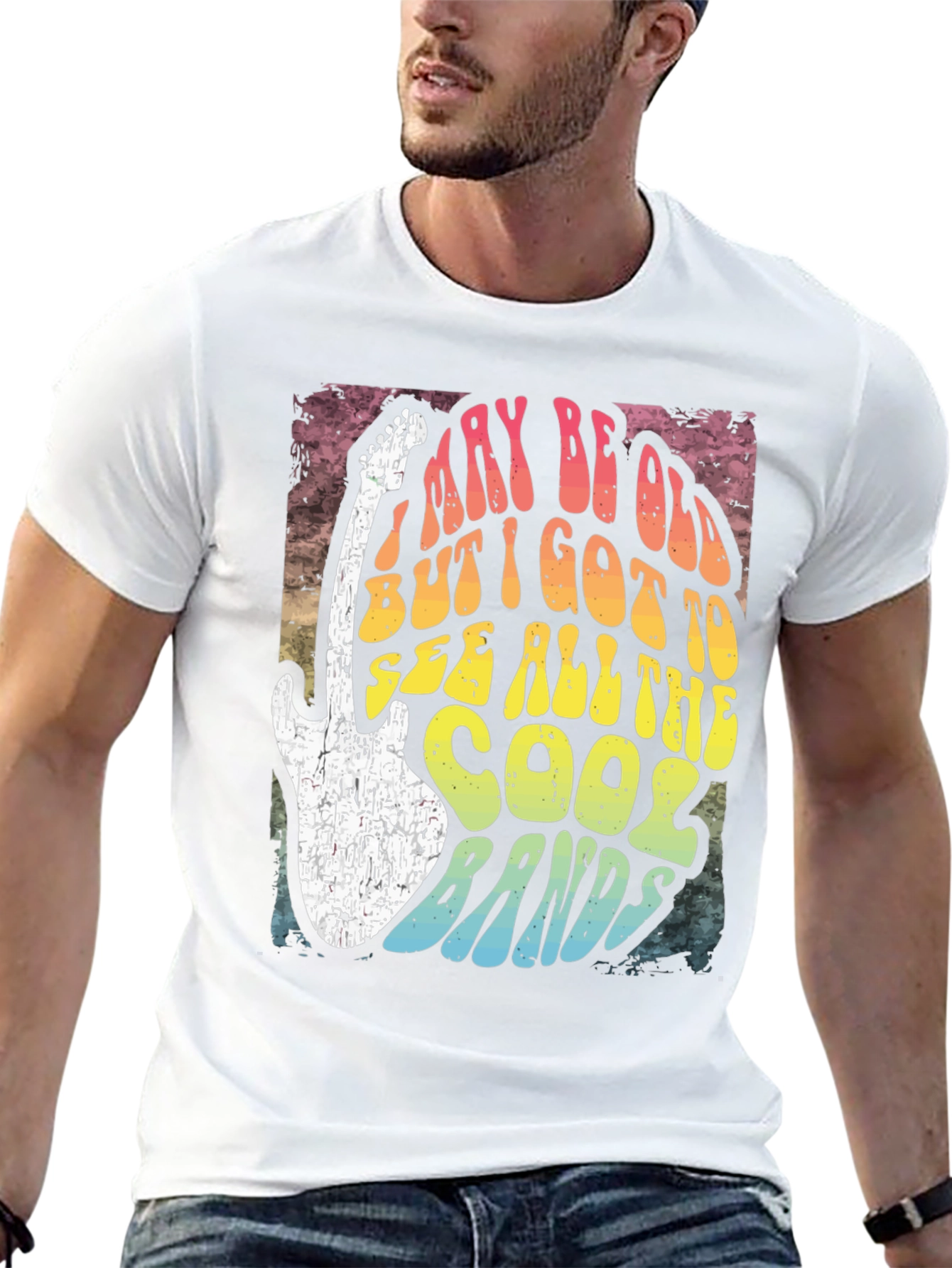 Retro Rock Band T-Shirt: I May Be Old