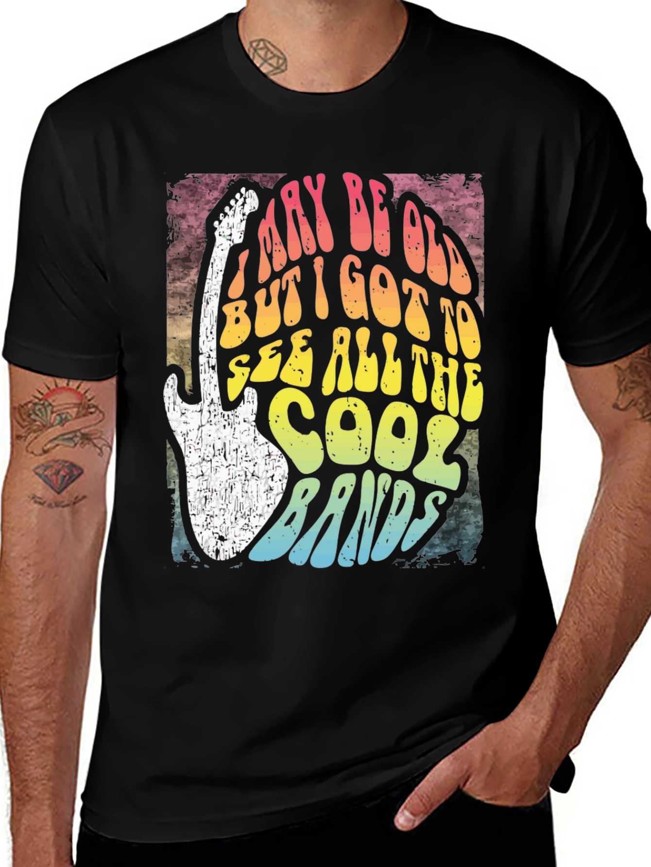 Retro Rock Band T-Shirt: I May Be Old