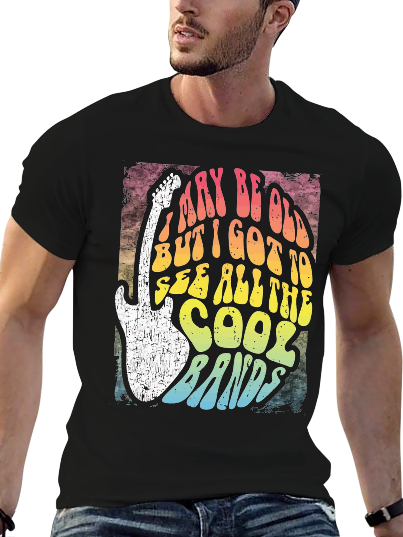 Retro Rock Band T-Shirt: I May Be Old