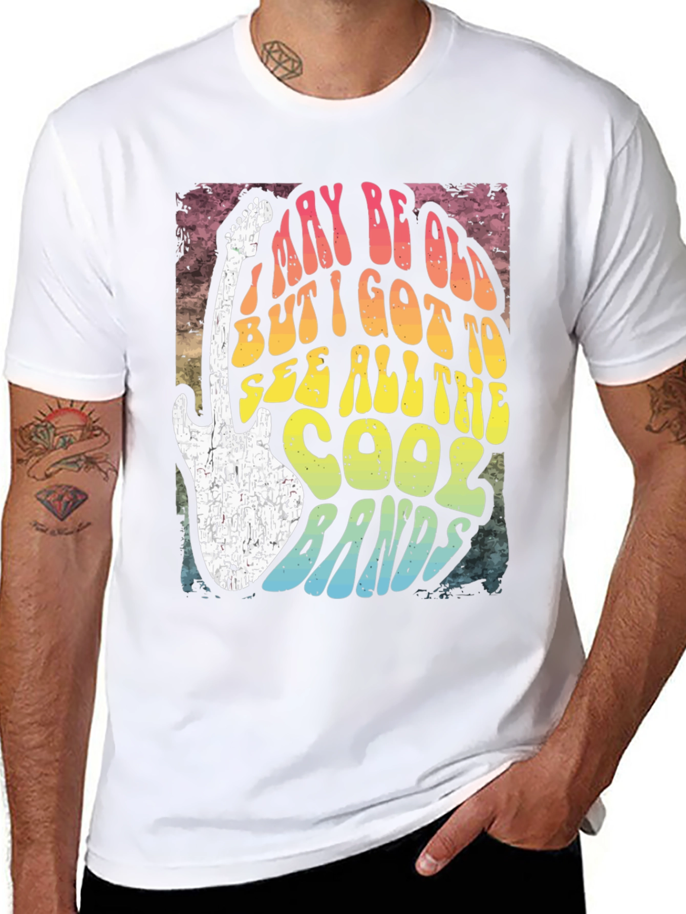 Retro Rock Band T-Shirt: I May Be Old