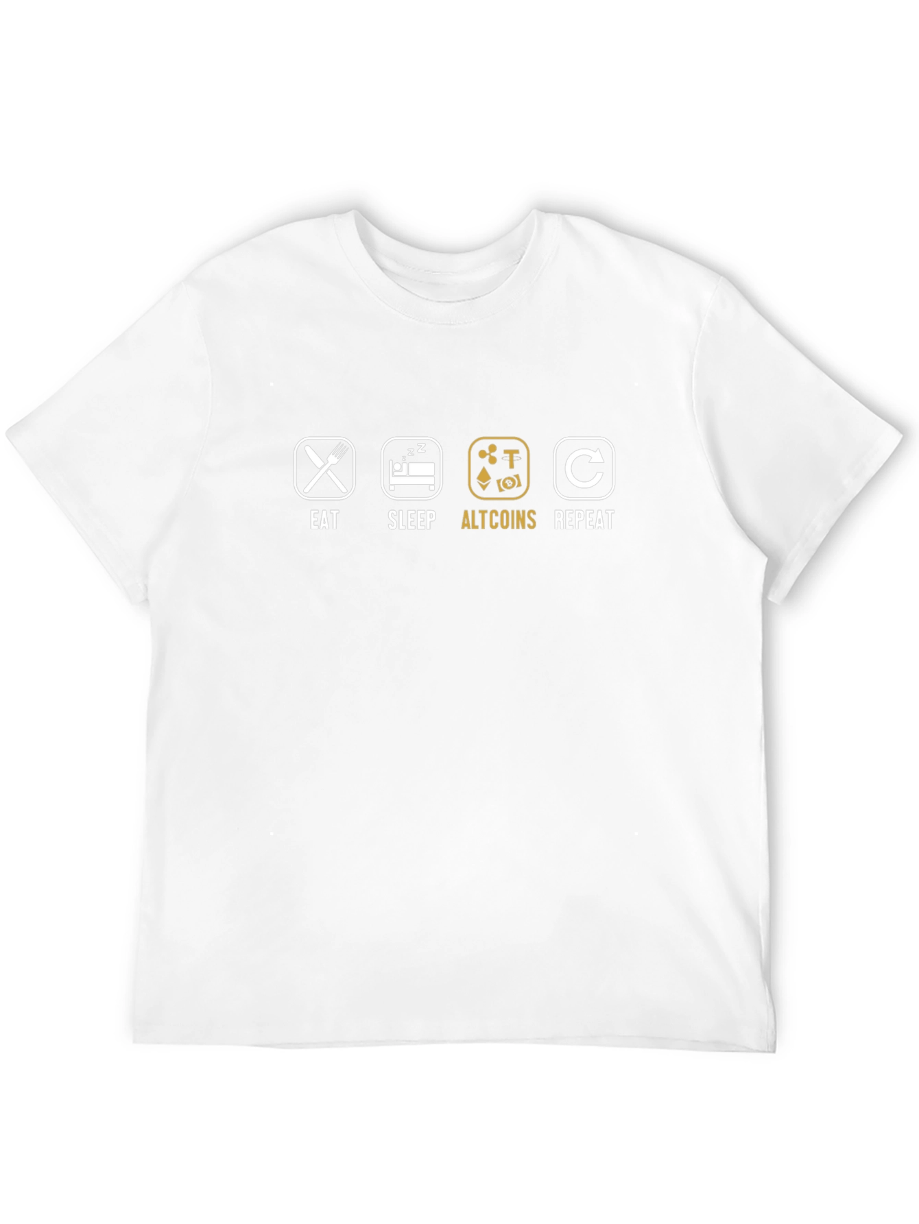 Eat Sleep Altcoins Repeat T-Shirt - Crypto Trader