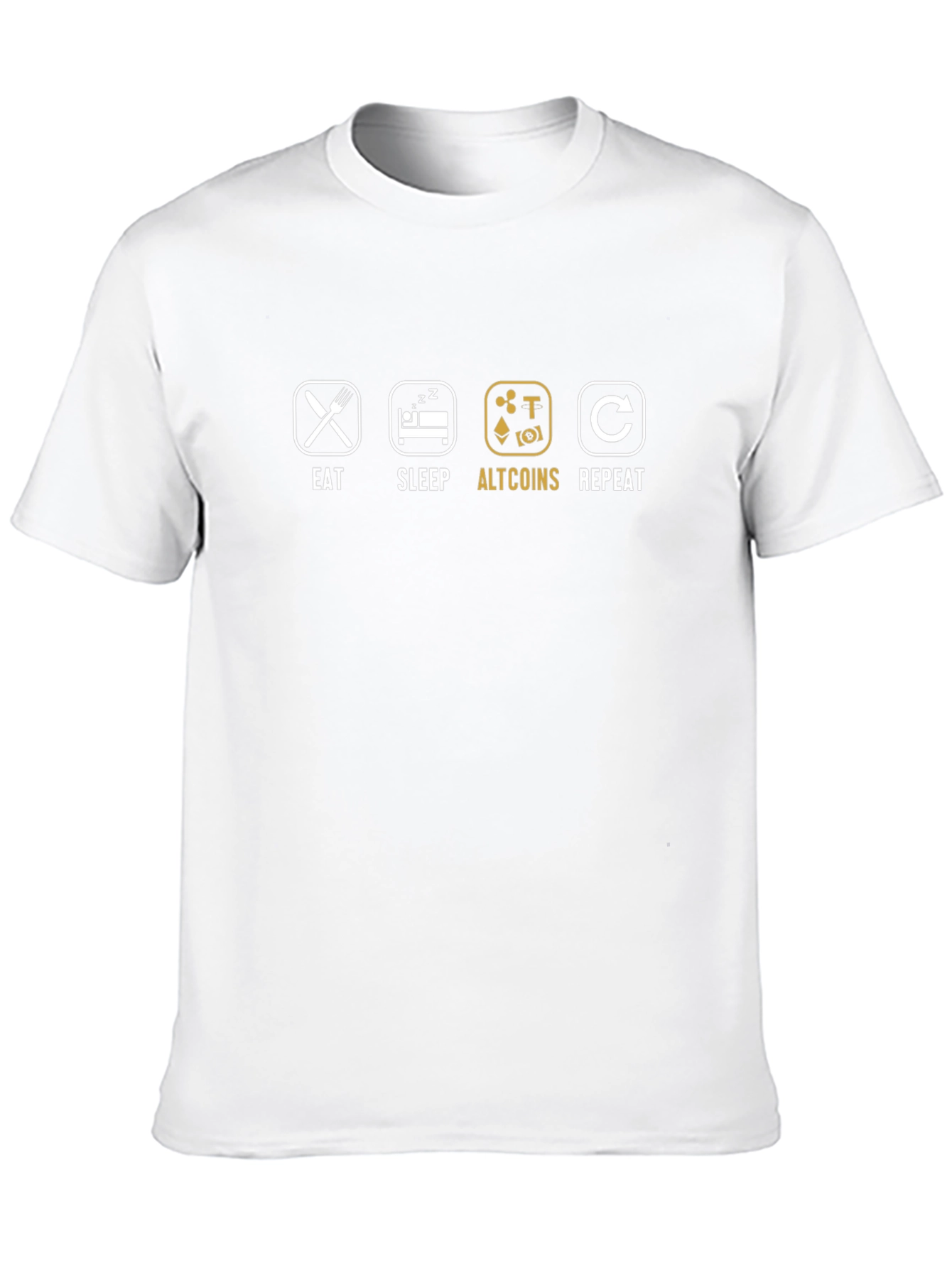 Eat Sleep Altcoins Repeat T-Shirt - Crypto Trader
