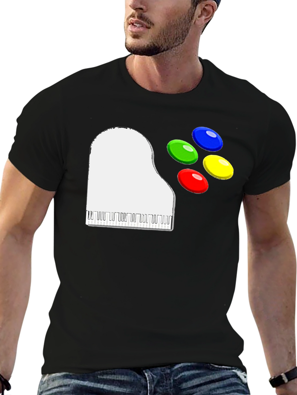 Piano Controller Graphic Tee