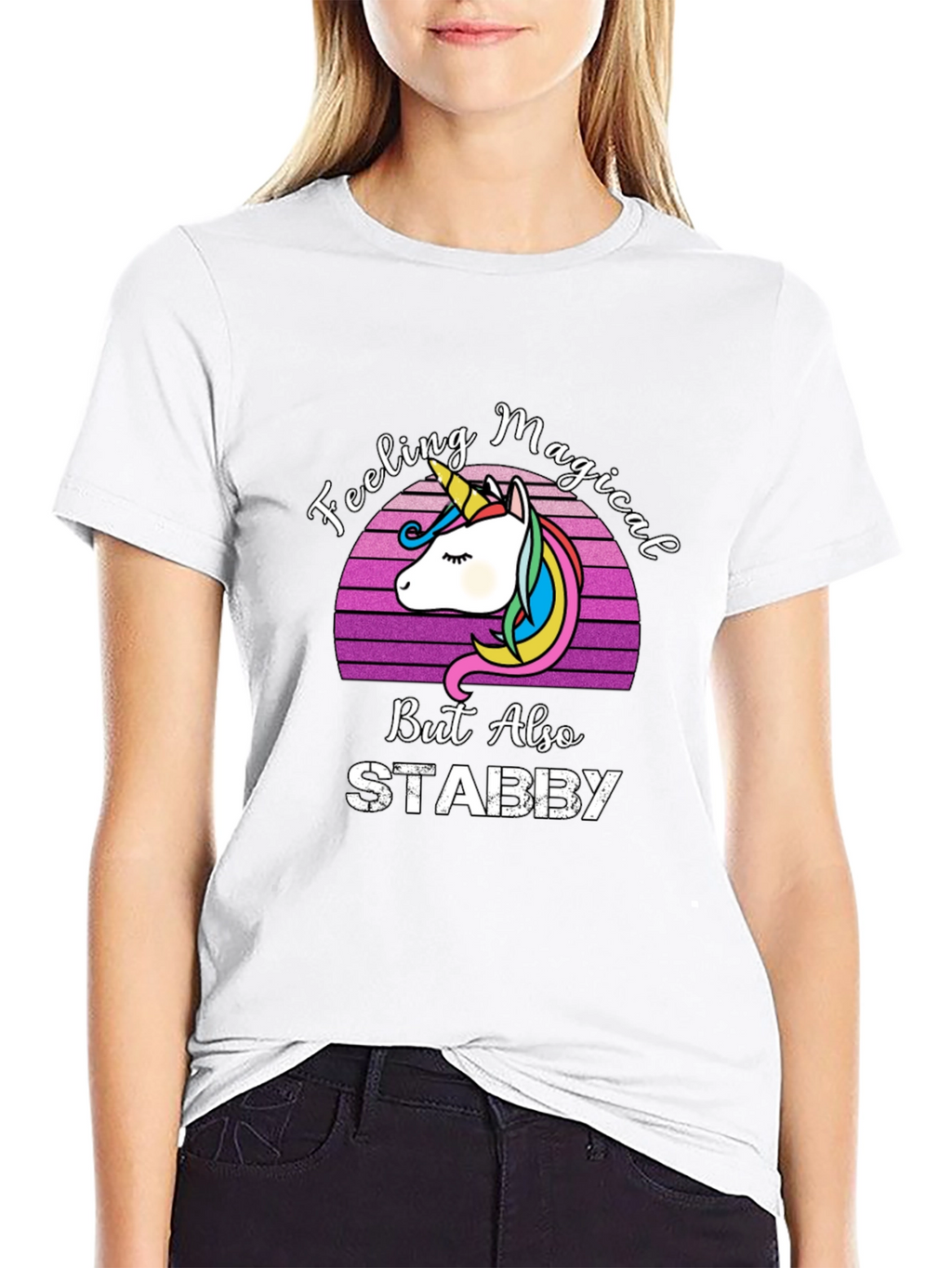 Feeling Magical Stabby Unicorn T-Shirt