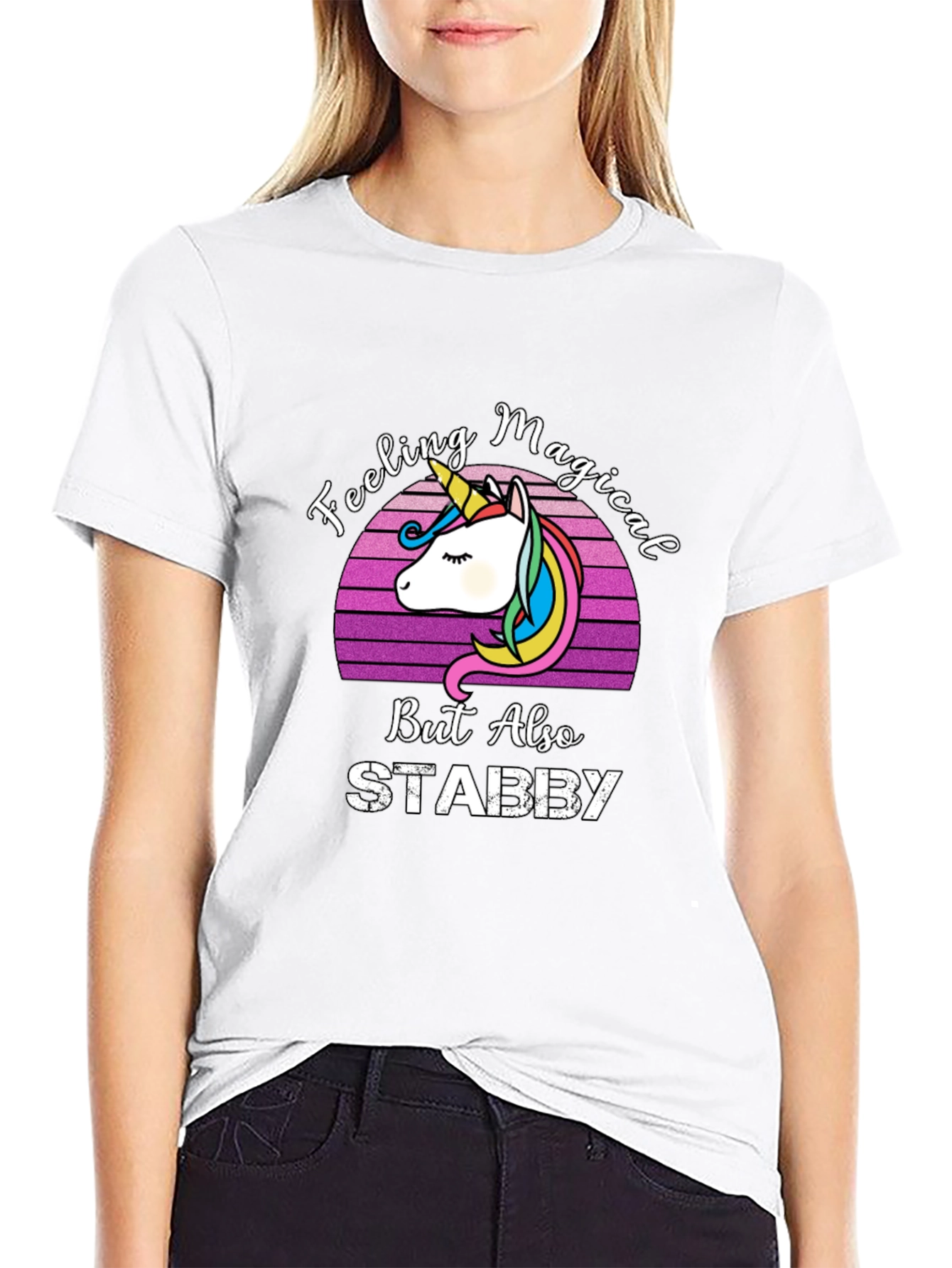Feeling Magical Stabby Unicorn T-Shirt