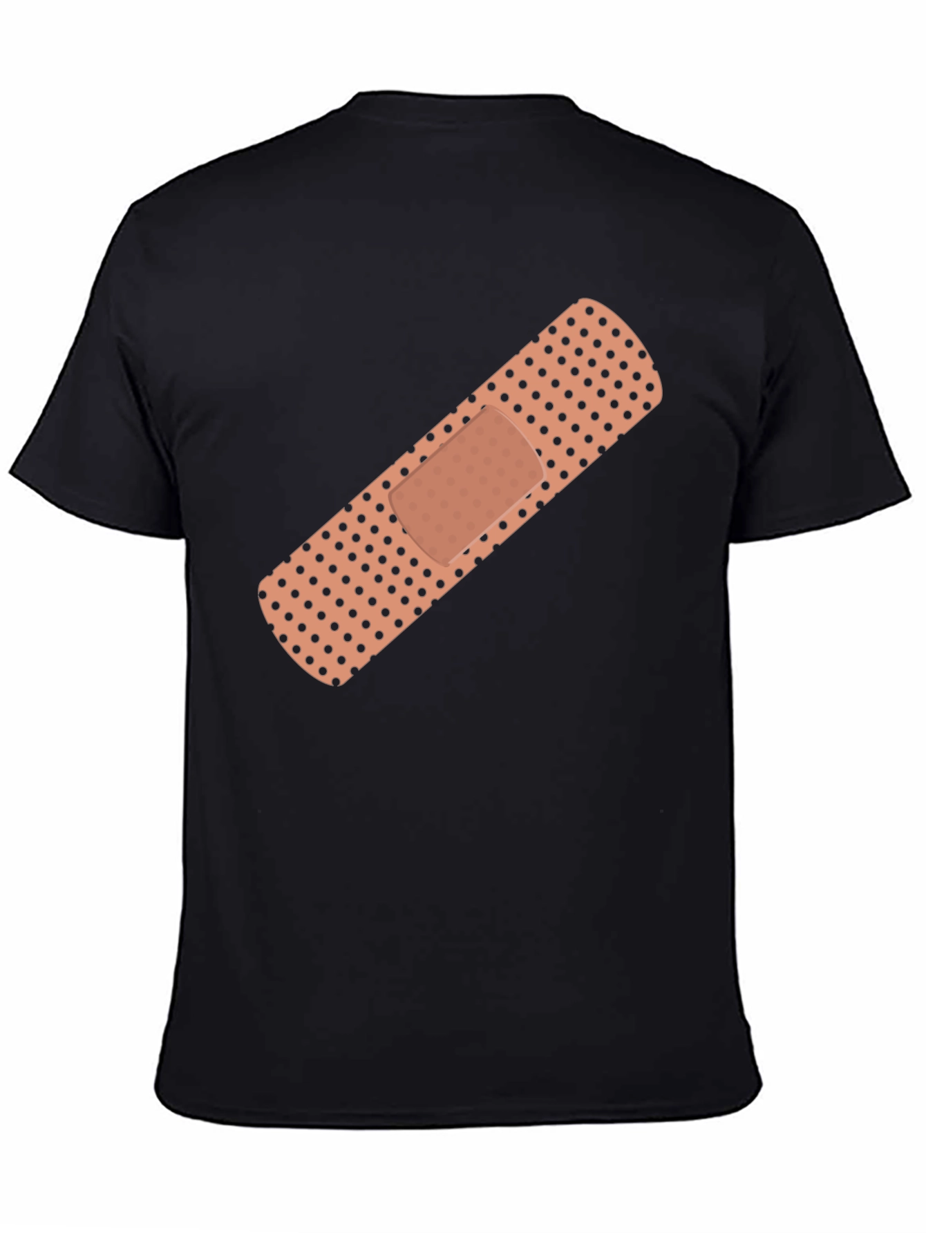 Novelty Bandage Graphic Tee - Stylish Comfort Fit