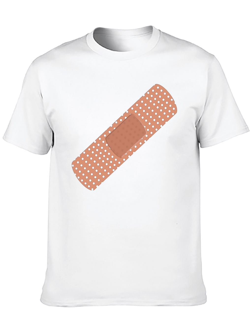 Novelty Bandage Graphic Tee - Stylish Comfort Fit