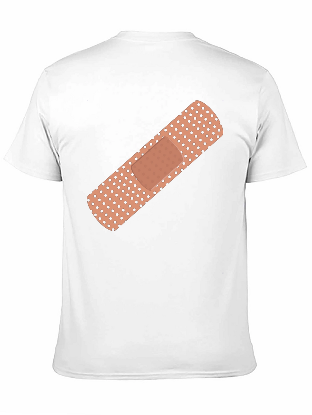 Novelty Bandage Graphic Tee - Stylish Comfort Fit