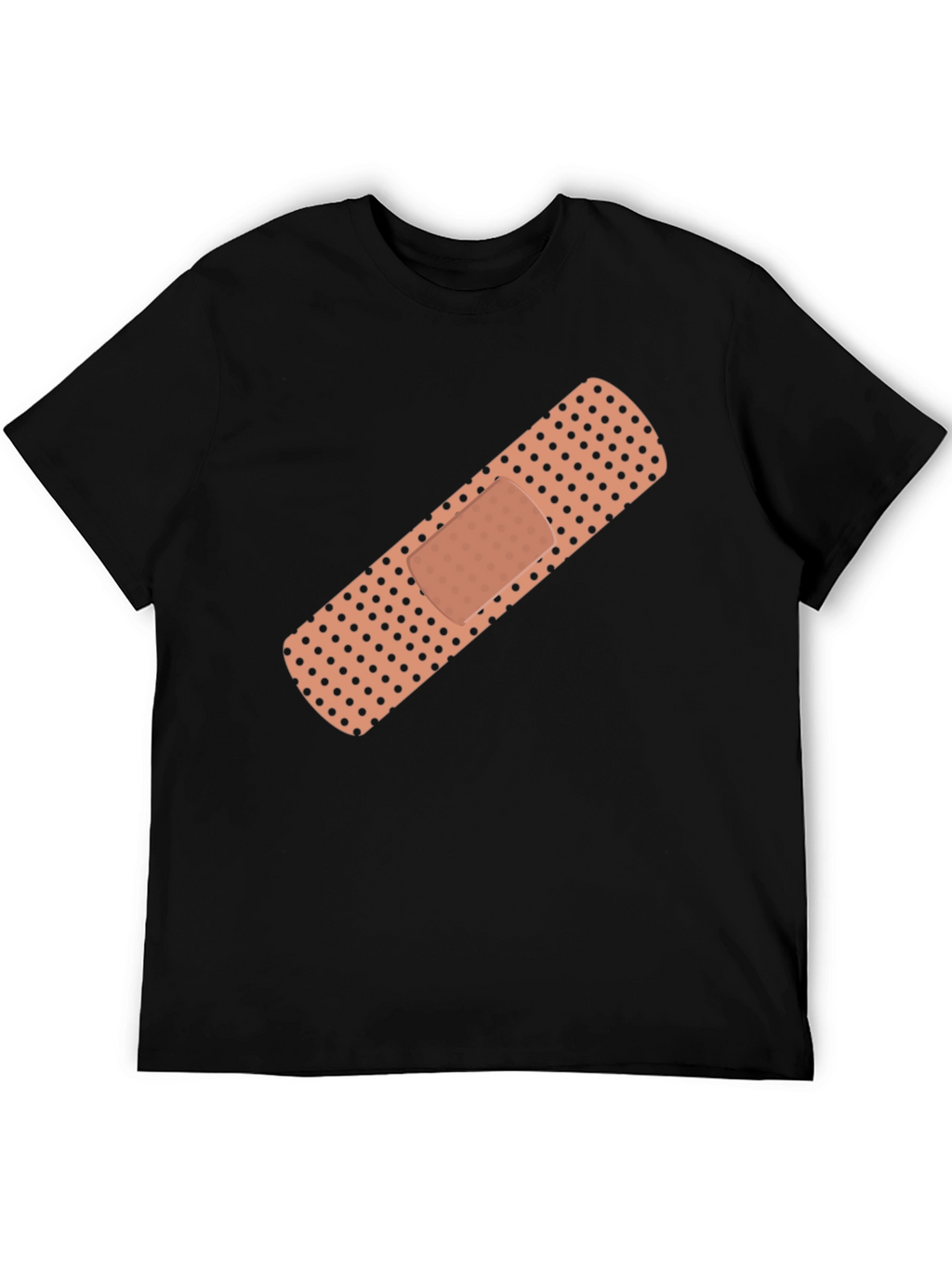 Novelty Bandage Graphic Tee - Stylish Comfort Fit
