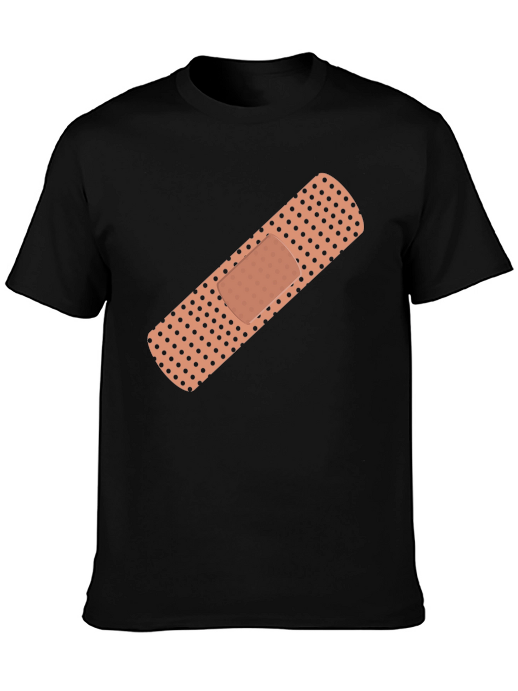 Novelty Bandage Graphic Tee - Stylish Comfort Fit