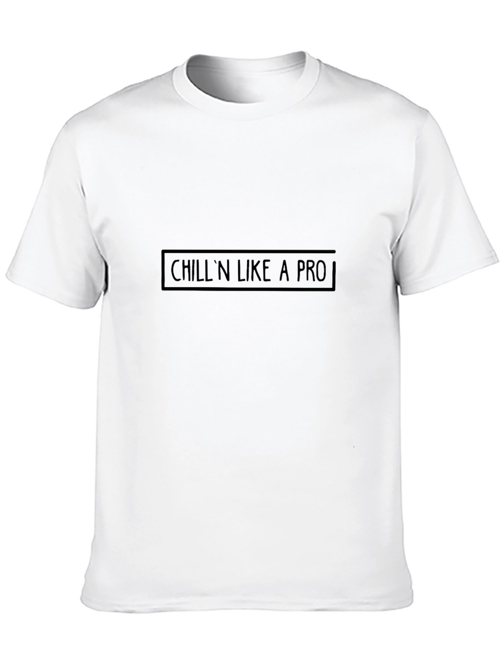 Chilln Like A Pro Black Graphic Tee