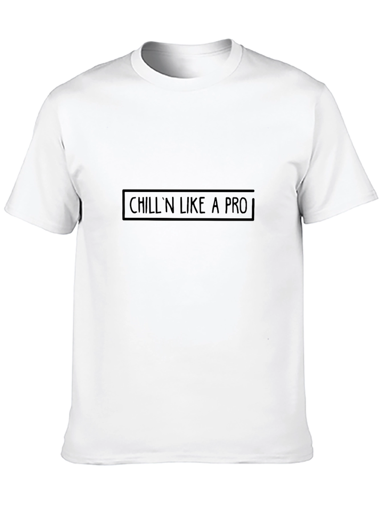 Chilln Like A Pro Black Graphic Tee