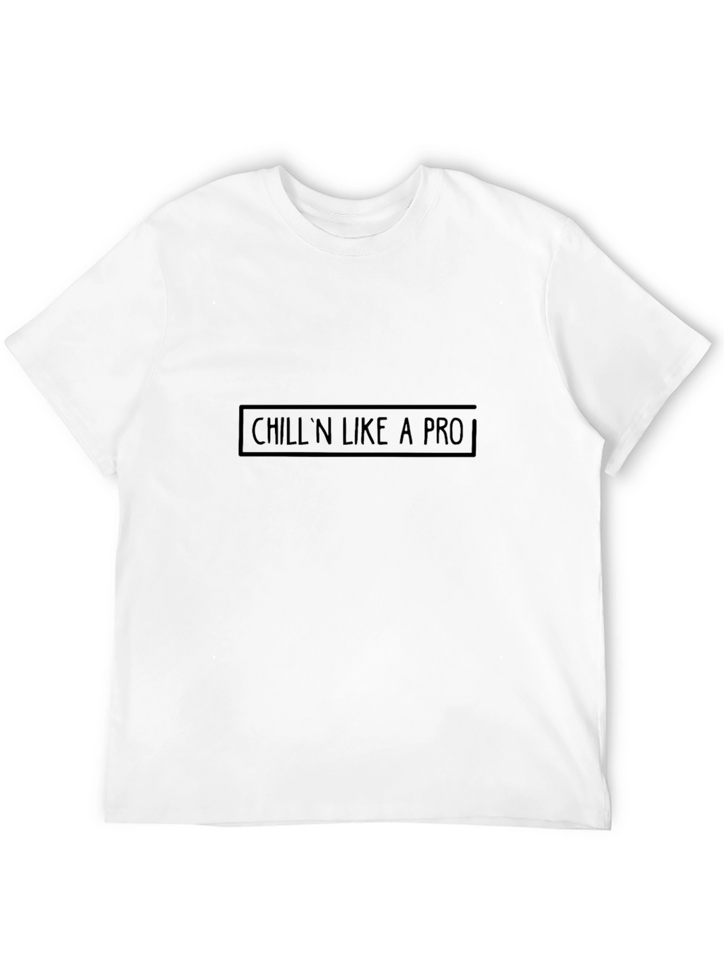 Chilln Like A Pro Black Graphic Tee
