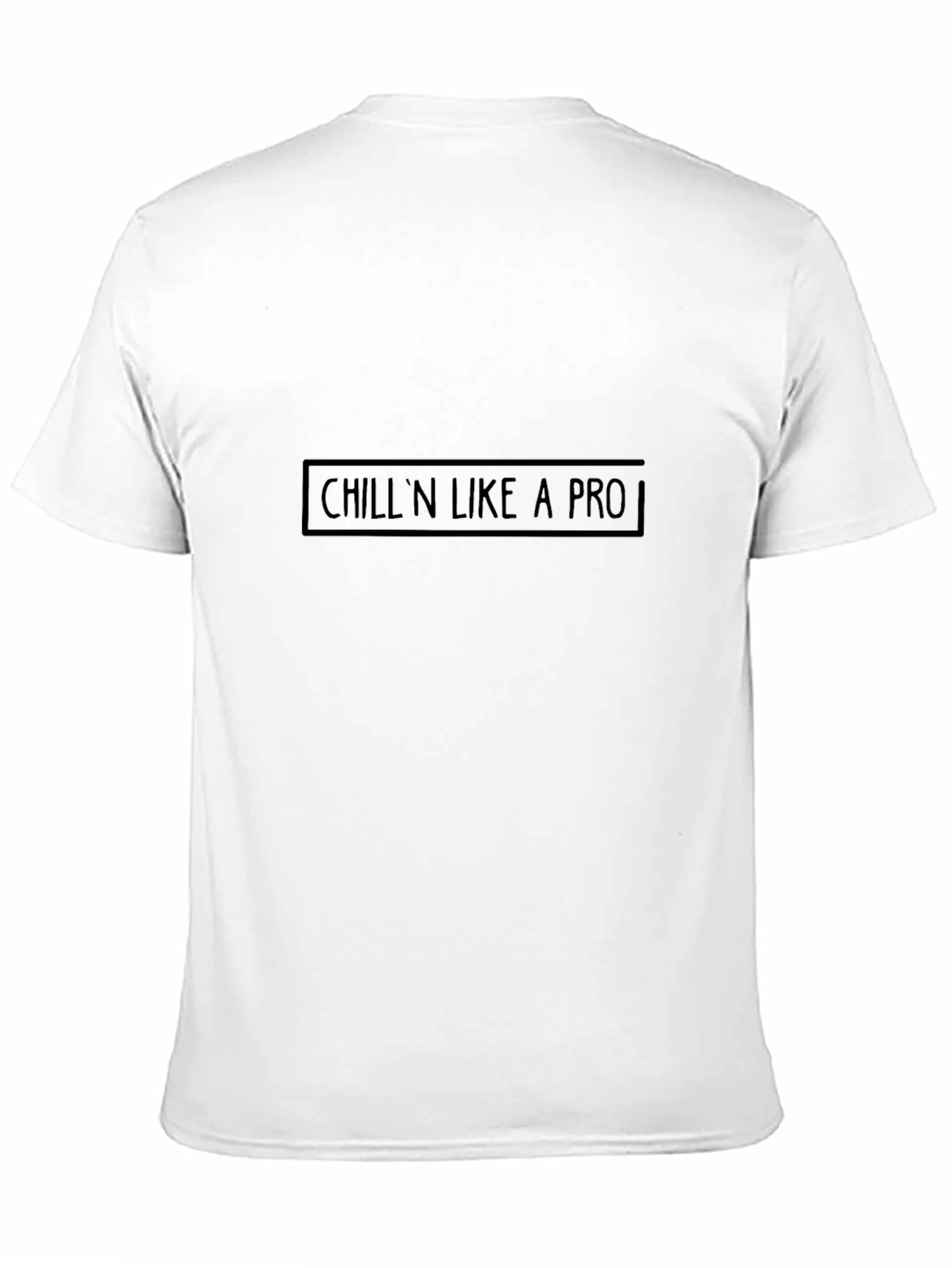 Chilln Like A Pro Black Graphic Tee