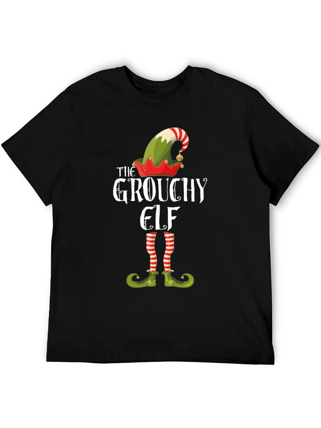 Grouchy Elf T-Shirt - Holiday Festive Fun!