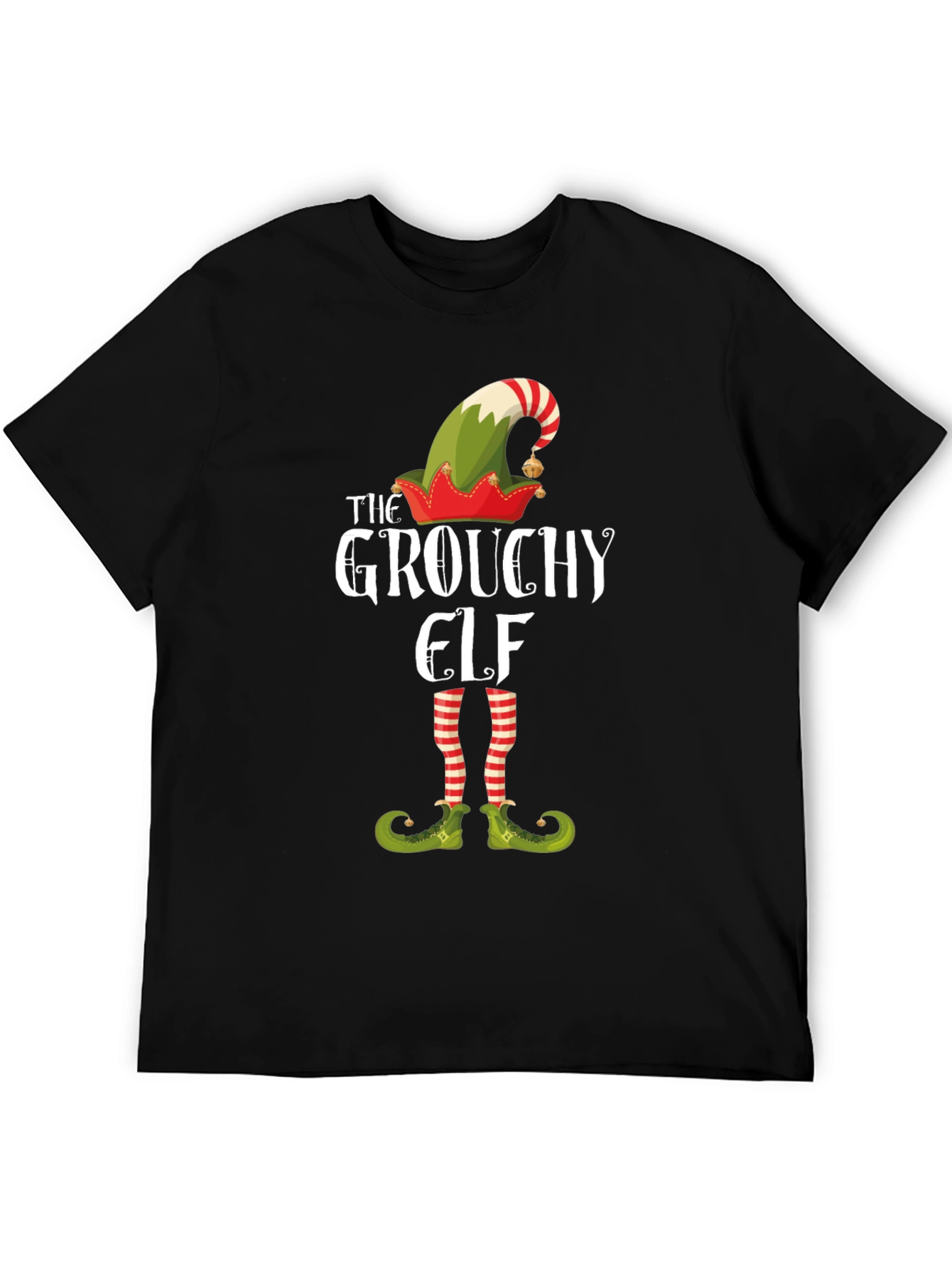 Grouchy Elf T-Shirt - Holiday Festive Fun!
