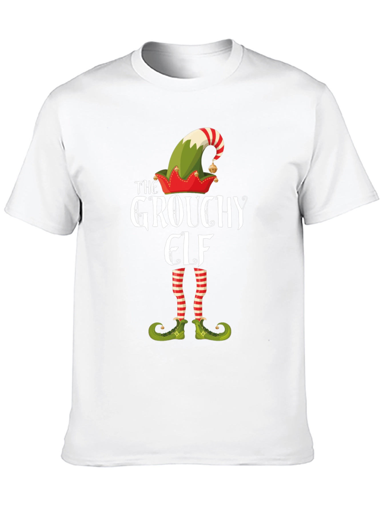 Grouchy Elf T-Shirt - Holiday Festive Fun!