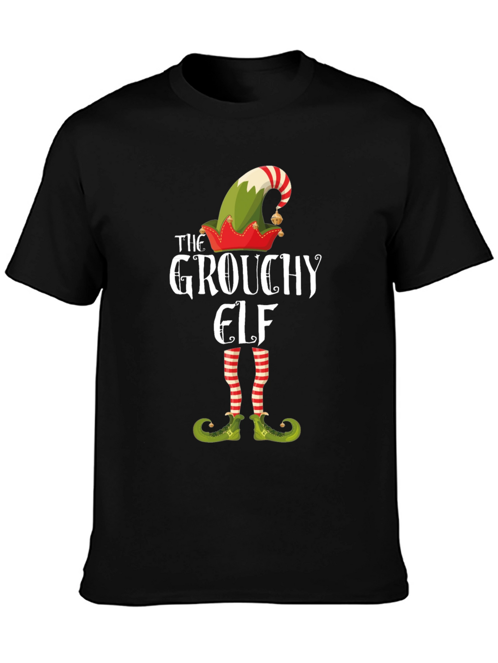 Grouchy Elf T-Shirt - Holiday Festive Fun!