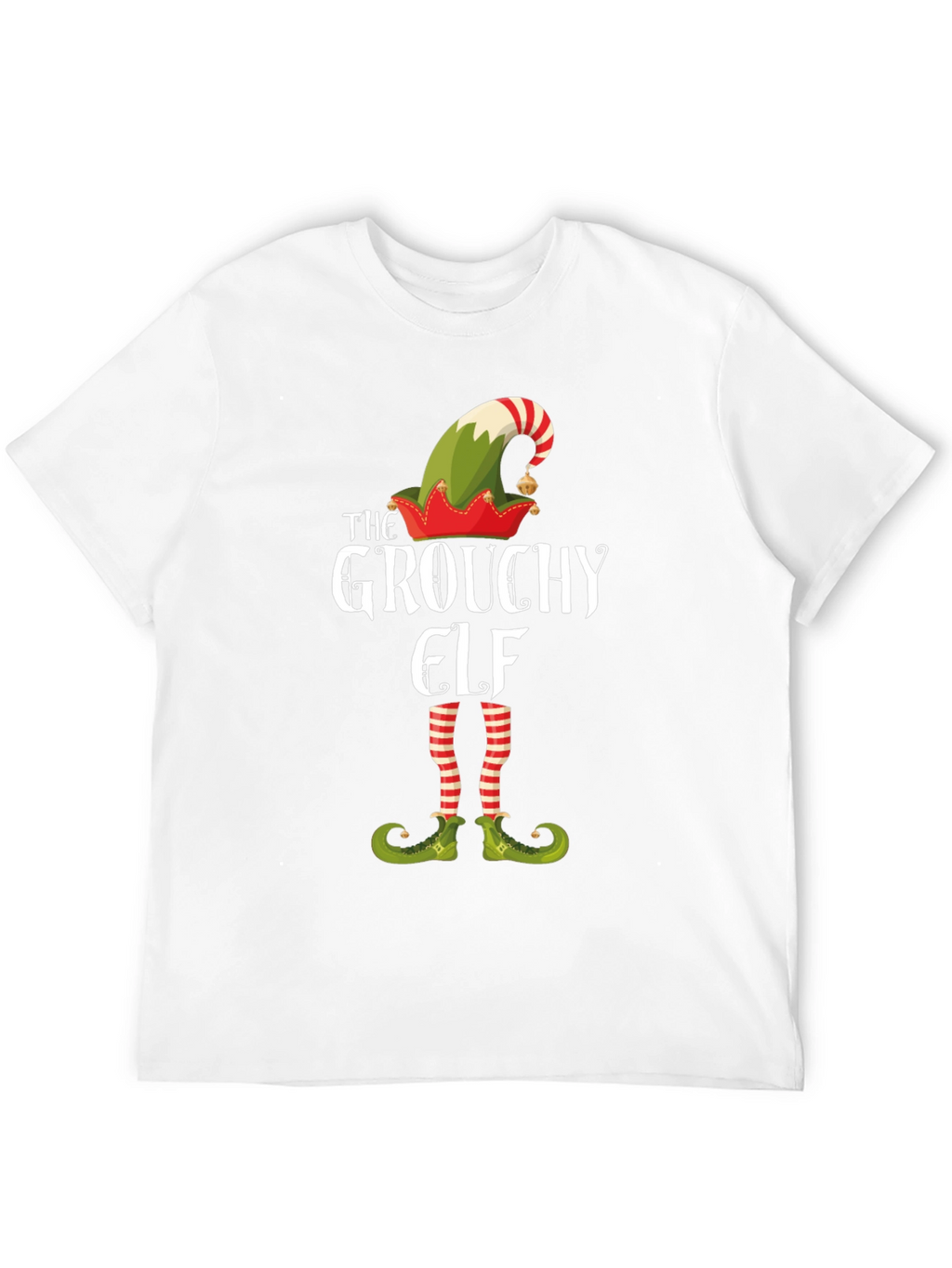 Grouchy Elf T-Shirt - Holiday Festive Fun!