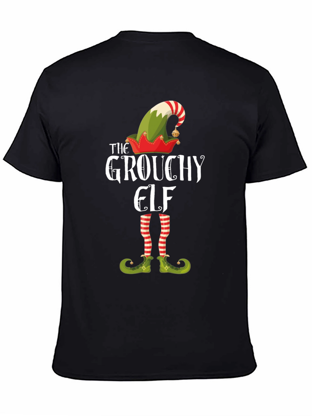 Grouchy Elf T-Shirt - Holiday Festive Fun!