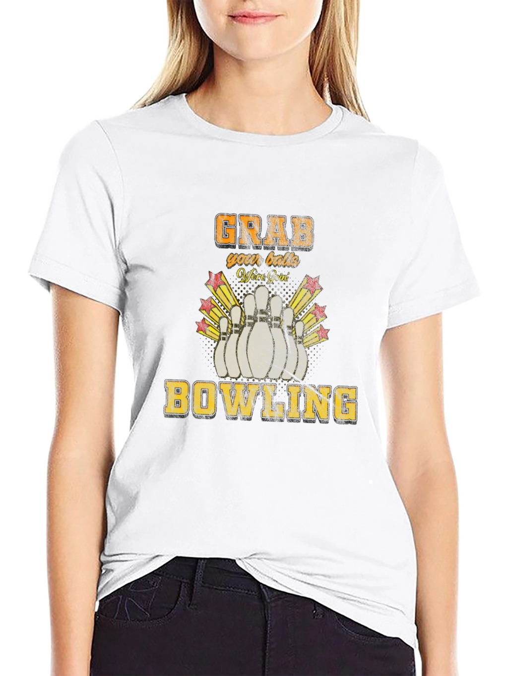 Grab Your Balls Bowling T-Shirt Funny Bowler Tee