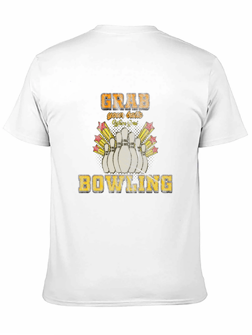 Grab Your Balls Bowling T-Shirt Funny Bowler Tee