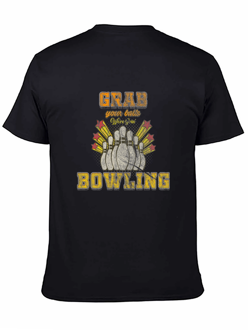 Grab Your Balls Bowling T-Shirt Funny Bowler Tee