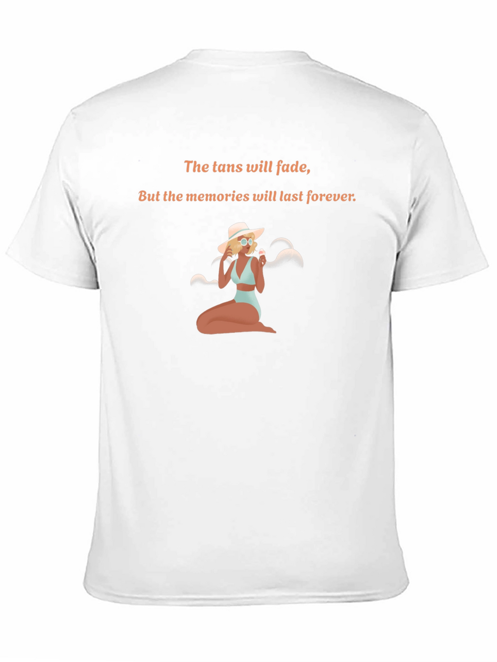 Tan Fades Memories Last Forever Graphic Tee
