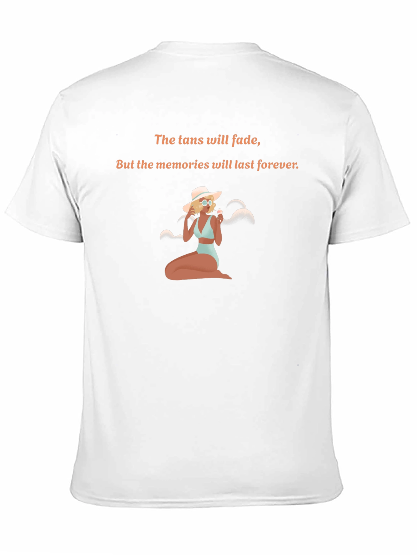 Tan Fades Memories Last Forever Graphic Tee