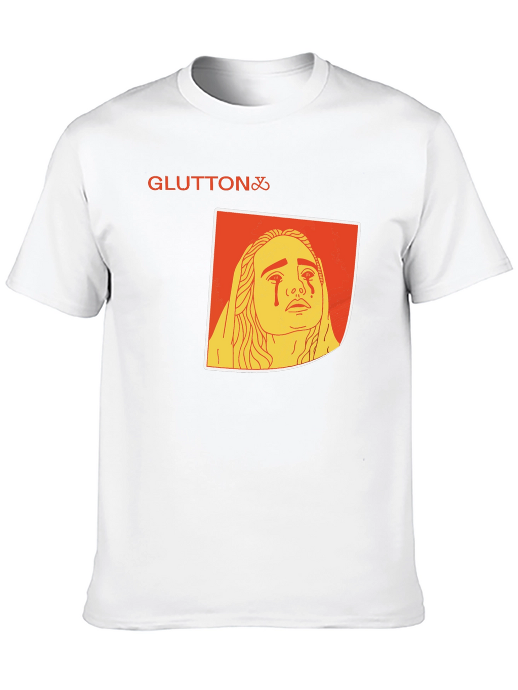 Gluttony Graphic Tee - Black Cotton Comfort Fit