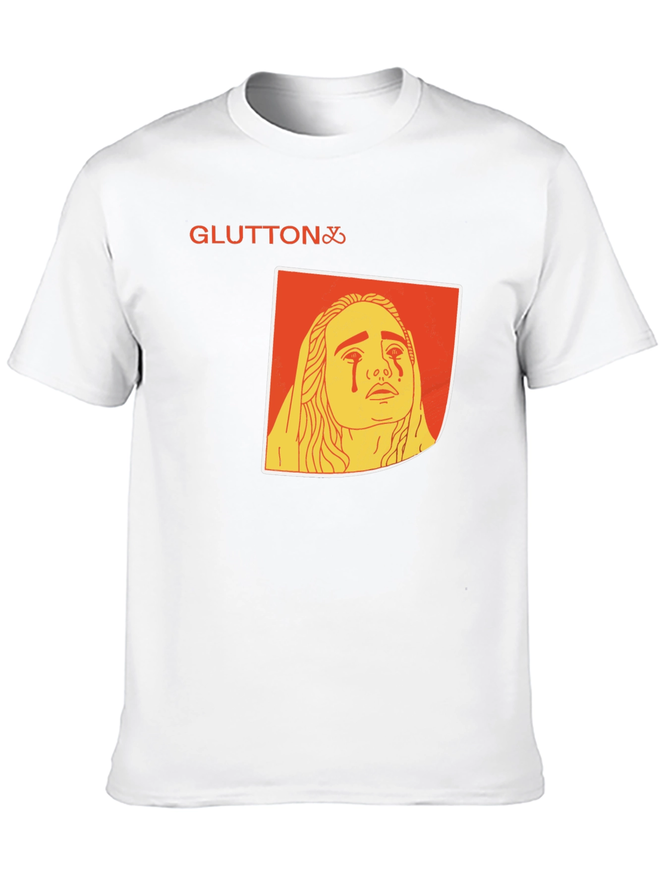 Gluttony Graphic Tee - Black Cotton Comfort Fit