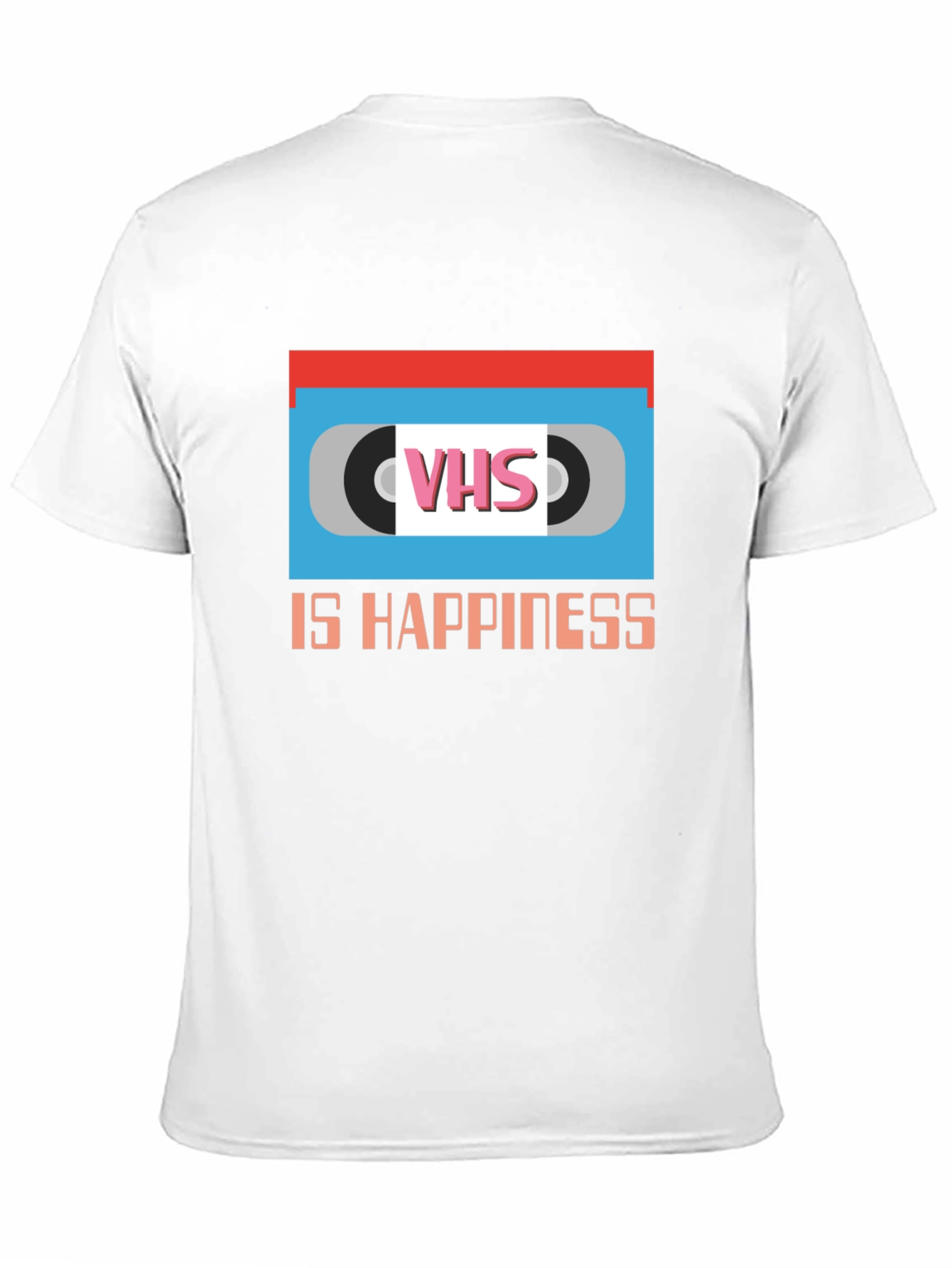 VHS is Happiness Graphic T-Shirt Retro Nostalgia