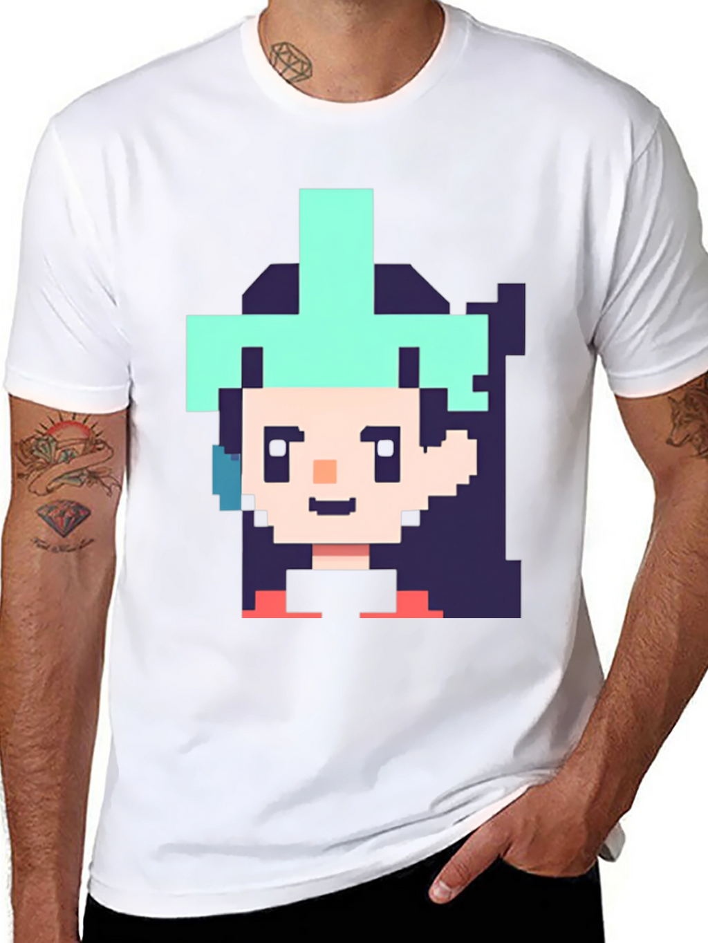 Pixel Art Character Tee