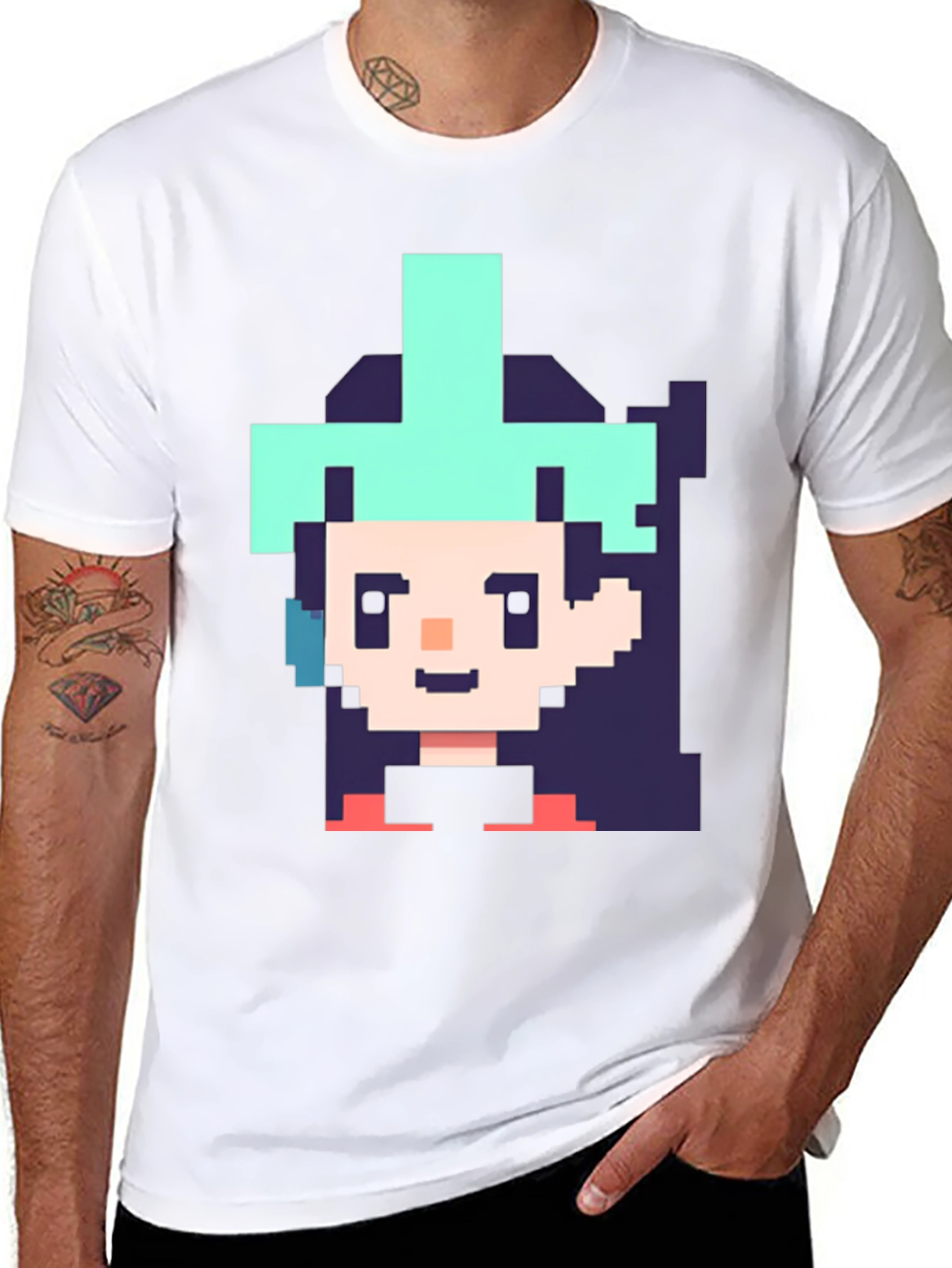 Pixel Art Character Tee