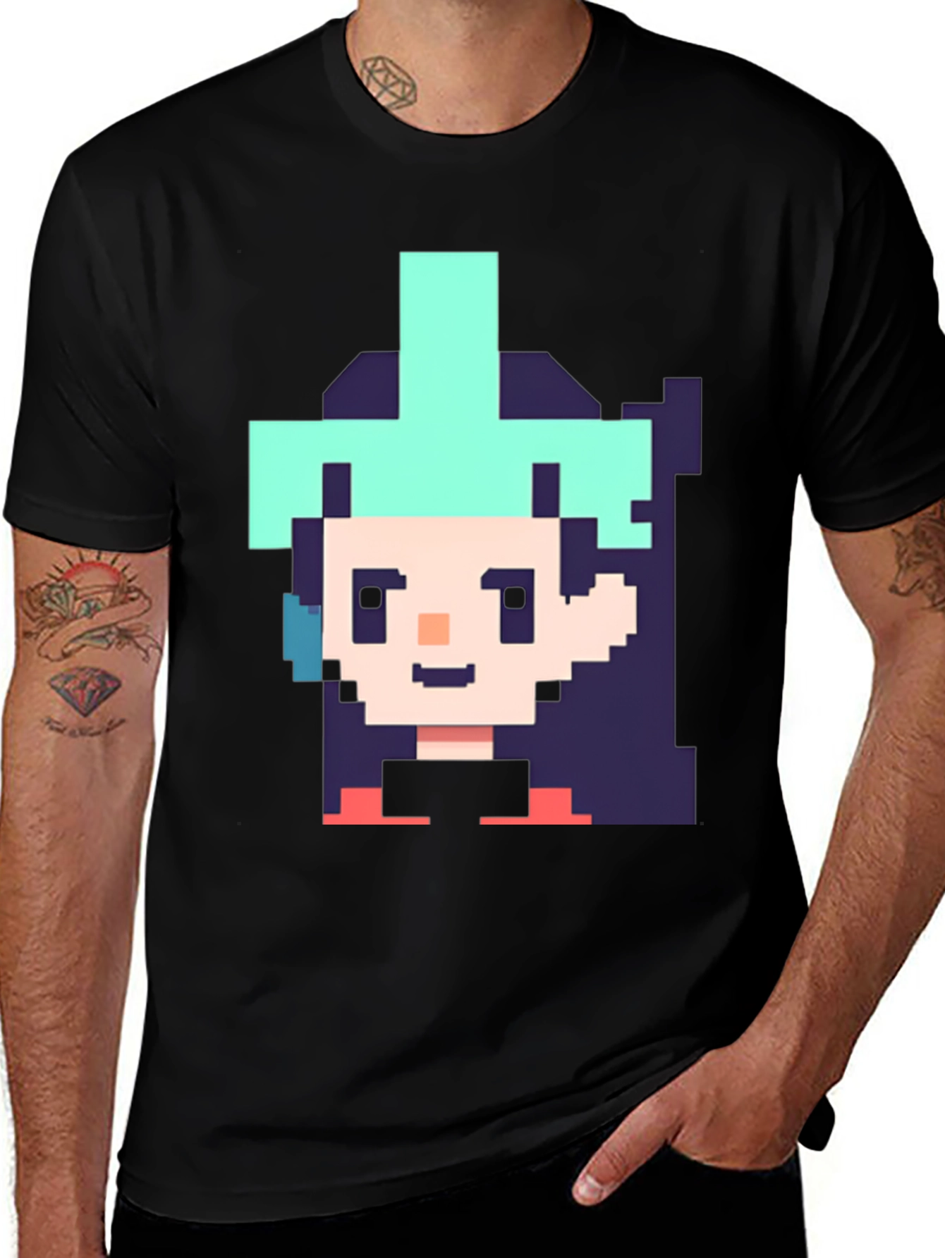 Pixel Art Character Tee