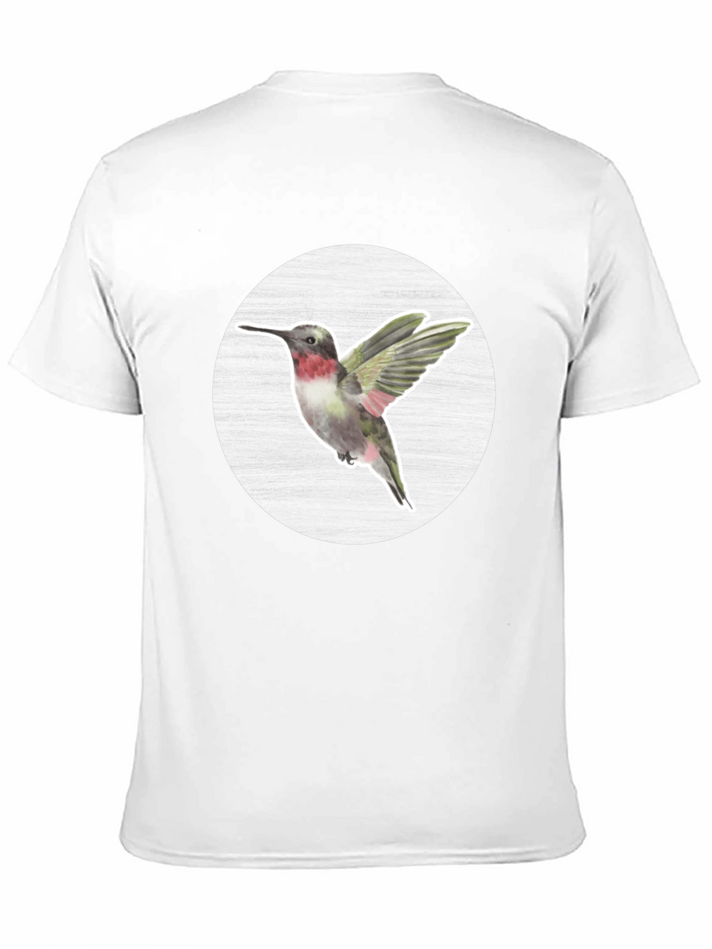 Hummingbird Graphic Tee - Nature Inspired Mens T-Shirt
