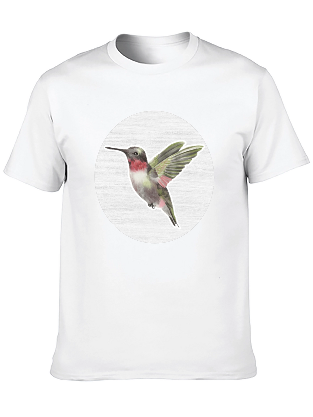 Hummingbird Graphic Tee - Nature Inspired Mens T-Shirt