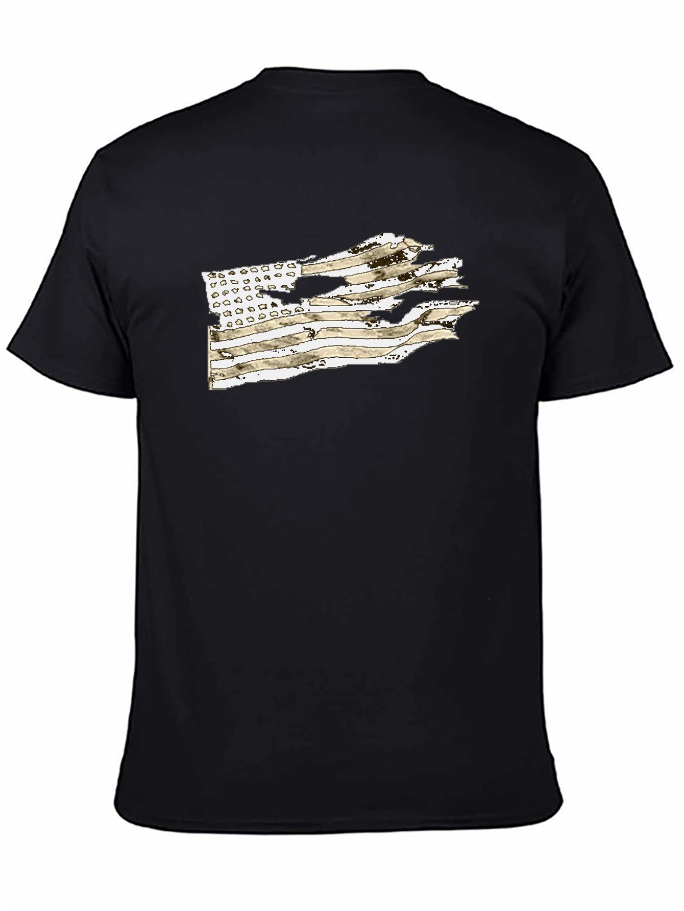 Distressed American Flag Graphic Tee