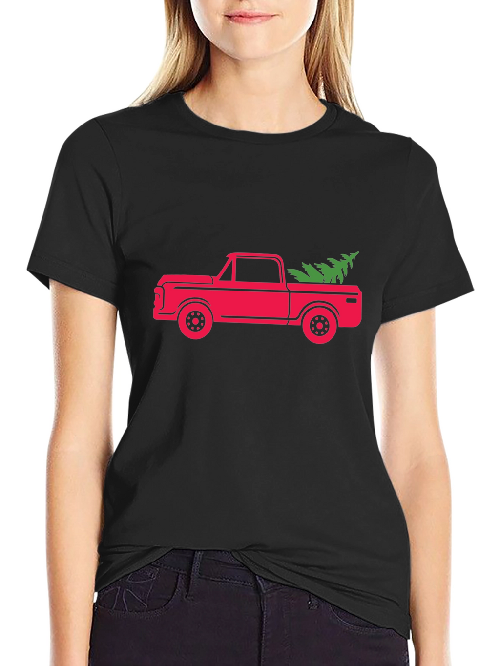 Christmas Tree Truck Graphic Tee